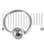 Sterling Silver Hoops - Earrings H103 - SKU 6177