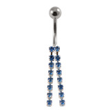 Belly Bar - Various Styles Sapphire / XA89