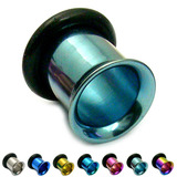 Titanium Flared Eyelets 8mm, Ice Blue