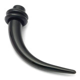Acrylic Plain Claw Stretchers 2-8mm 5mm, Black