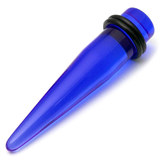 Acrylic Plain Stretcher - Straight 10-16mm 14mm, Blue