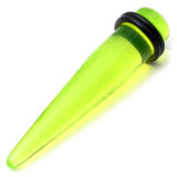 Acrylic Plain Stretcher - Straight 10-16mm 10mm, Green