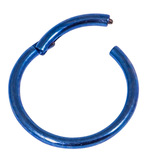 Titanium Hinged Segment Ring (Clicker) 0.8mm and 1.0mm Gauge - SKU 66755