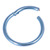 Titanium Hinged Segment Ring (Clicker) 0.8mm and 1.0mm Gauge - SKU 66768