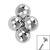 Titanium Asia Diamond Ball for Internal Thread shafts in 1.2mm - SKU 67053