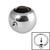 Steel Clip in Jewelled Balls 4mm - SKU 6706