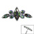 Titanium Claw Set Jewelled Tiara for Internal Thread shafts in 1.2mm - SKU 67163
