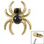 Titanium Claw Set Jewelled Spider for Internal Thread shafts in 1.2mm - SKU 67222