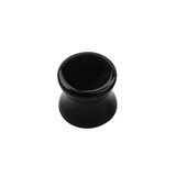 Black Onyx Stone Double Flared Tapered Plug - SKU 67352