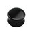 Black Onyx Stone Double Flared Tapered Plug - SKU 67354