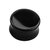 Black Onyx Stone Double Flared Tapered Plug - SKU 67356