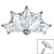 Titanium Claw Set Jewelled Sensu Kite Fan for Internal Thread shafts in 1.2mm - SKU 67508