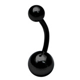 Black Titanium Curved Bars 1.6mm 1.6mm, 12mm, 5mm and 8mm