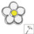 Steel Daisy Flower for Internal Thread shafts in 1.2mm - SKU 68000