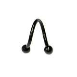 Black Titanium Spirals 1.2mm, 8mm, 3mm