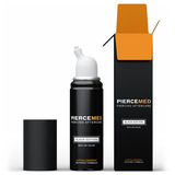 Piercemed Piercing Aftercare Sterile Saline Spray - Black Edition 80ml Travel Size