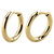 Titanium Huggie Ear Clicker Rings - Round (pairs) 1.0mm / 12mm / Gold Titanium - alternative image