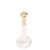 Bioflex Push-fit Labret with 18ct Gold Jewelled Top (1.8mm Top) - SKU 7110