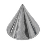 Titanium Cones 1.6mm, 4mm, Mirror Polish