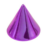 Titanium Cones 1.6mm, 4mm, Purple
