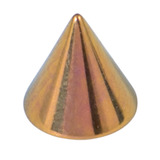 Titanium Cones 1.6mm, 4mm, Gold