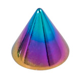 Titanium Cones 1.6mm, 4mm, Rainbow