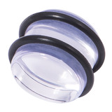 Acrylic Plug 12-24mm 18mm, Clear
