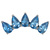 Titanium Claw Set Jewelled Diadem for Internal Thread shafts in 1.2mm - SKU 71357