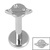 Titanium Internally Threaded Labrets 1.2mm - Titanium Rings of Saturn - SKU 71944