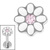 Titanium Internal Jewelled Hazy Daisy Top - SKU 72389