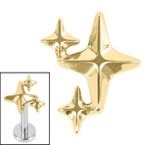 Titanium Internal Three Kings Star Top - SKU 72478