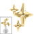 Titanium Internal Three Kings Star Top - SKU 72478