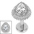 Titanium Internally Threaded Labrets 1.2mm - Titanium Kashvi Asia Teardrop - SKU 72655
