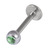 Steel Jewelled Labret 1.2mm with 3mm Ball - SKU 7267