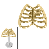 Titanium Caged Heart for Internal Thread shafts in 1.2mm - SKU 72789