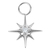 Titanium Charm - 8 Point Jewelled Star - SKU 72878