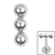 Titanium Internal Asia Tri Ball Top - SKU 72956