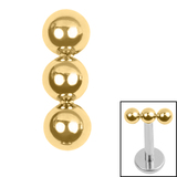 Titanium Internal Asia Tri Ball Top - SKU 72957