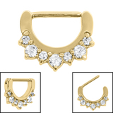 Steel Jewelled Mia Nipple Clicker - SKU 72979
