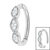 Steel Huggie Belly Clicker Ring - Paris Milgrain - SKU 73008