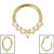 Titanium Jewelled Laurel Hinge Clicker - SKU 73148