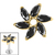 Titanium Internal Jewelled Catherine Wheel - SKU 73202