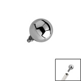 Titanium Ball for Internal Thread shafts in 1.2mm - SKU 73317
