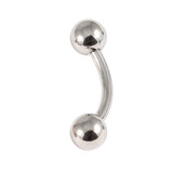 Titanium Curved Bar 1.6mm with 5-5 balls - SKU 73410