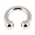 Titanium Circular Barbells (CBB) (Horseshoes) Large Gauge - SKU 73414
