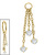 Titanium Charm - Trilogy Jewelled Drop - SKU 73421