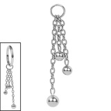 Titanium Charm - Trilogy Ball - SKU 73438