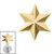 Titanium Internal Radiant Star 1.2mm, Gold Titanium - alternative image