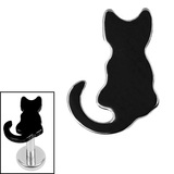 Titanium Internal Saffie Cat 1.2mm, Black Titanium