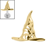 Titanium Internal Spellcaster Hat 1.2mm, Gold Titanium